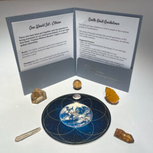 One world sets with info cards